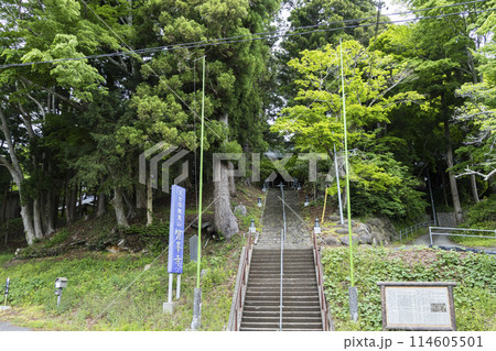 宮城県涌谷町春の箟岳山箟峯寺 114605501