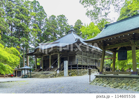 宮城県涌谷町春の箟岳山箟峯寺 114605516