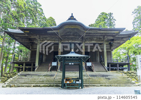 宮城県涌谷町春の箟岳山箟峯寺 114605545