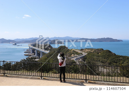 うずまちテラスからの風景(兵庫県 徳島県 大鳴門橋) うずまちテラスからの風景(兵庫県 徳島県 大鳴門橋) 114607504