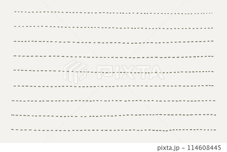 手描きの点線素材集のイラスト素材 [114608445] - PIXTA