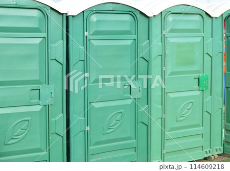 Public toilets are in the Park for cleanliness and hygiene 114609218
