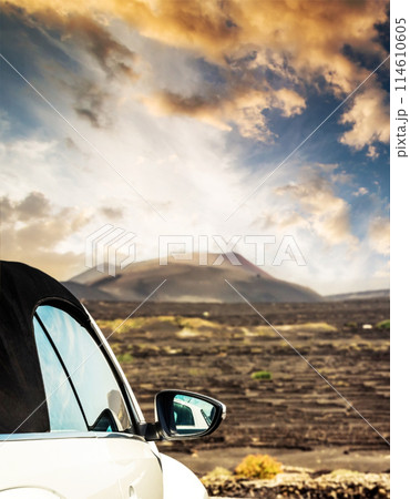 car and landscape car and landscape 114610605