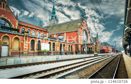 railway station in Gdansk 114610726