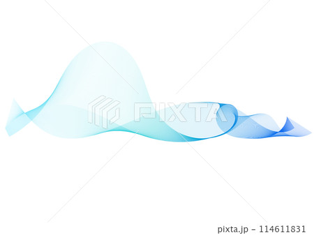抽象的な波状グラデーションの背景のイラスト素材 [114611831] - PIXTA