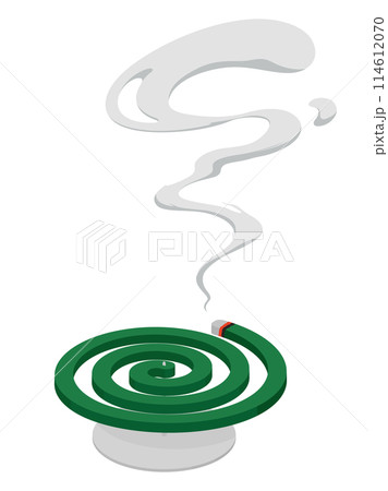 蚊取り線香のイラスト 114612070