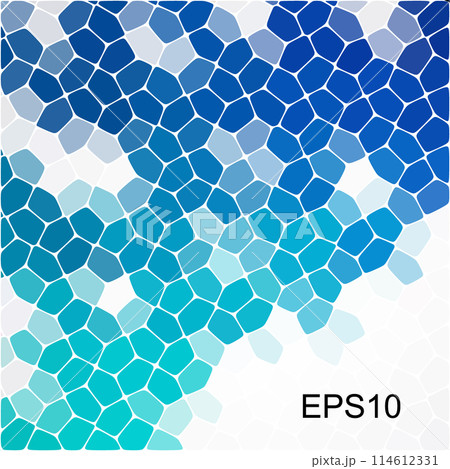 Blue Background from pebbles. Abstract vector template for presentation. eps 10 Blue Background from pebbles. Abstract vector template for presentation. eps 10 114612331