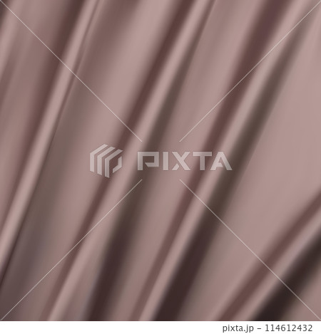 Background for design - brown colored crumpled fabric. eps 10 Background for design - brown colored crumpled fabric. eps 10 114612432