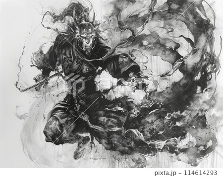 【値下げ】墨アート　‘’晩秋‘’(10%OFF※12/31迄) eab859063bcf5df6378b15aedefbe4