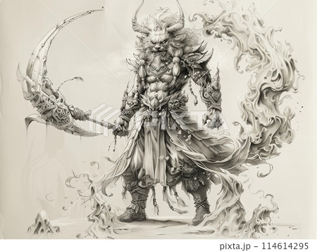 侍#水墨 アートポスター オリジナルイラスト作品 A2侍#水墨 アートポスター オリジナルイラスト作品 - メルカリ