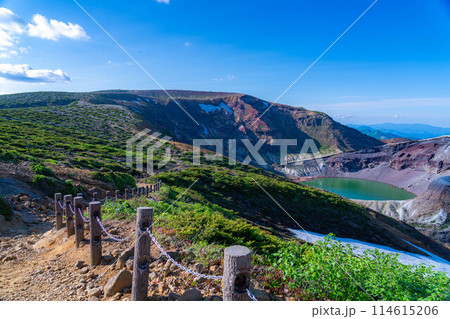 【山岳素材】蔵王のお釜【宮城県】 【山岳素材】蔵王のお釜【宮城県】 114615206