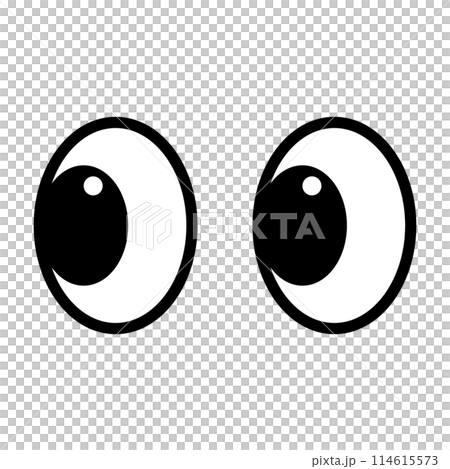 簡單的眼睛向左看_png 114615573
