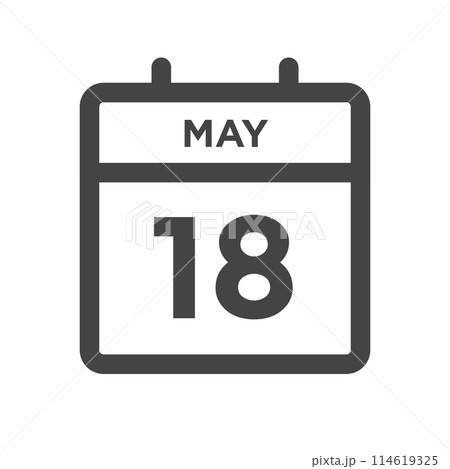 May 18 Calendar Day or Calender Date - Deadlines or Appointment May 18 Calendar Day or Calender Date - Deadlines or Appointment 114619325