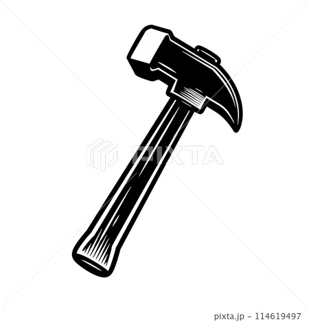 Metal Hammer for Construction and Repair Projects in Carpentry Metal Hammer for Construction and Repair Projects in Carpentry 114619497