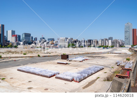 東京 再開発中の築地市場跡地と築地の街並み 2024.05 b-1 東京 再開発中の築地市場跡地と築地の街並み 2024.05 b-1 114620018