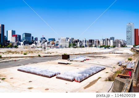 東京 再開発中の築地市場跡地と築地の街並み 2024.05 b-2 高コントラスト 東京 再開発中の築地市場跡地と築地の街並み 2024.05 b-2 高コントラスト 114620019
