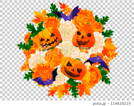 halloween orange flower bouquet halloween orange flower bouquet 114620219