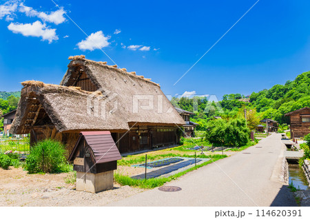 日本の原風景 世界遺産 白川郷 日本の原風景 世界遺産 白川郷 114620391