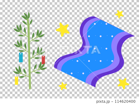 七夕イメージイラスト 114620400