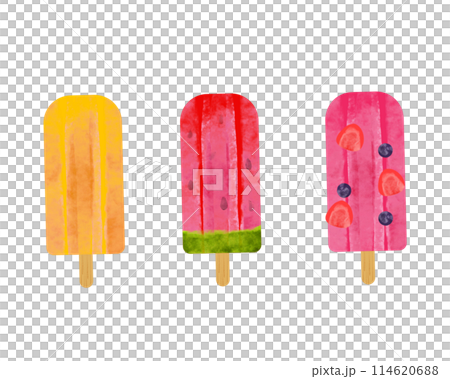 アイスキャンディーのイラスト アイスキャンディーのイラスト 114620688