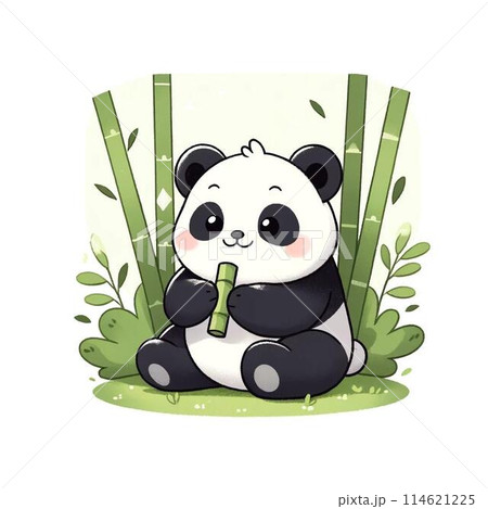 パンダのイラスト素材 [114621225] - PIXTA
