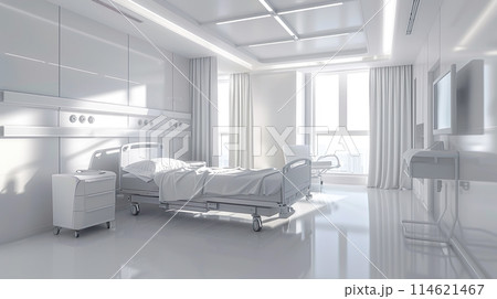 清潔感のある病室07 114621467