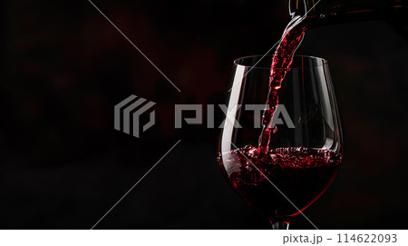 上品なワインを注ぐイメージ01 114622093