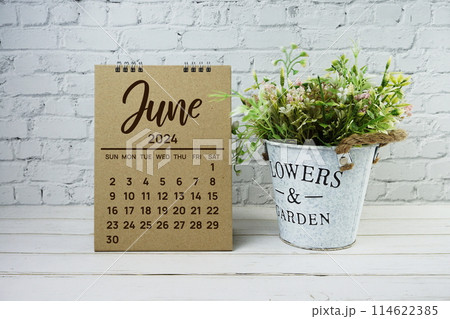 June 2024 monthly calendar for planning and management June 2024 monthly calendar for planning and management 114622385