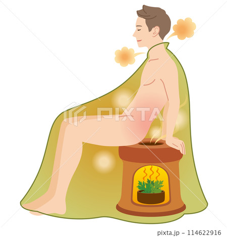 よもぎ蒸し　温活　美容　男性 114622916