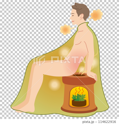 よもぎ蒸し　温活　美容　男性 114622916