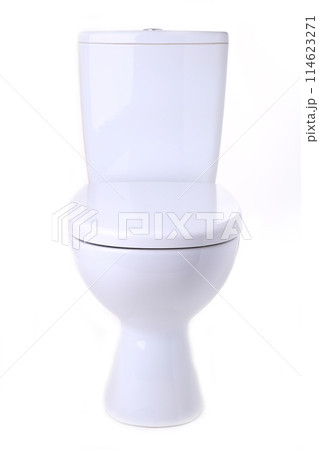 Toilet bowl isolated on a white background 114623271