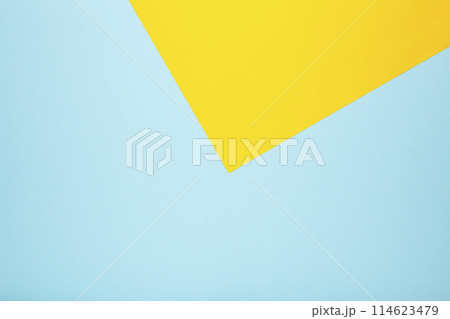 Blue and yellow pastel paper color for background Blue and yellow pastel paper color for background 114623479