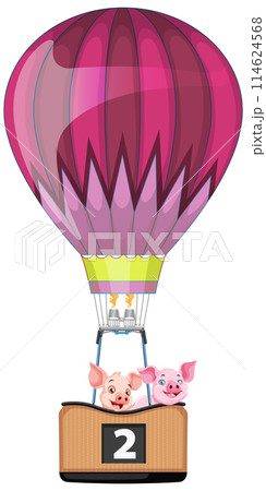 Pigs in a Hot Air Balloon Adventure Pigs in a Hot Air Balloon Adventure 114624568