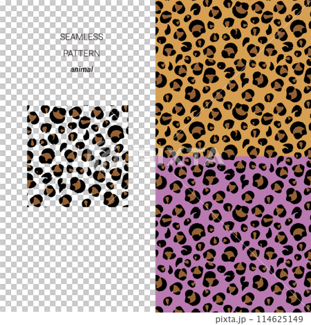 Seamless pattern animal 114625149