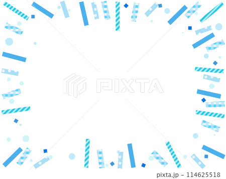 水色フレーム 114625518