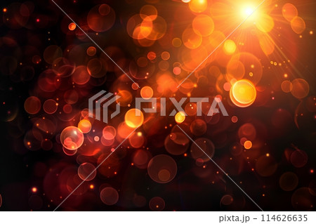 Sun flare on the black background Sun flare on the black background 114626635