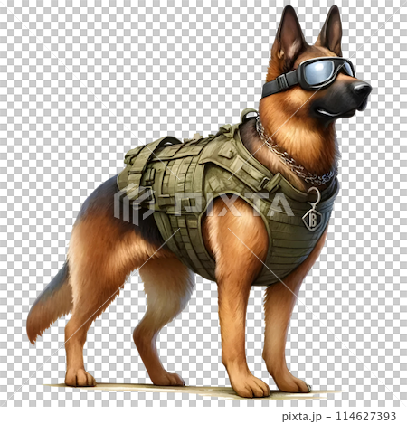 3d K9 dog 114627393