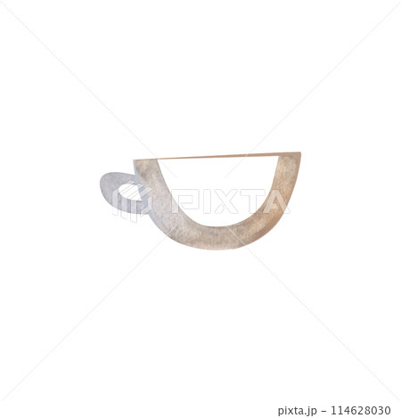 Transparent glass tea cup in sketch style. Clipart. Isolated watercolor illustration on white background for menu design, tea packaging, tea party invitation. Transparent glass tea cup in sketch style. Clipart. Isolated watercolor illustration on white background for menu design, tea packaging, tea party invitation. 114628030