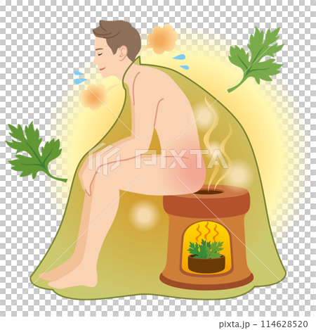 よもぎ蒸し　温活　美容　男性 114628520