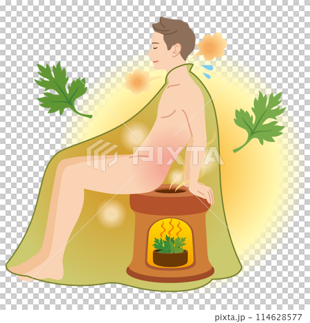 よもぎ蒸し　温活　美容　男性 114628577