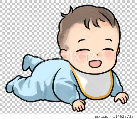 嬰兒微笑和遠足 嬰兒微笑和遠足 114628738