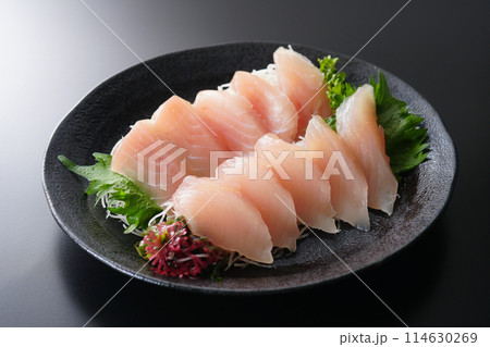 びんちょうまぐろのお刺身 びんちょうまぐろのお刺身 114630269