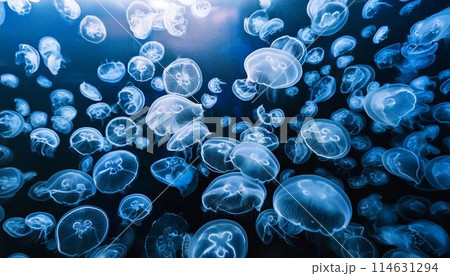 大量発生したクラゲ3 114631294