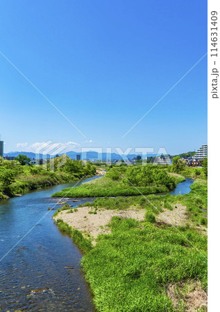 大和田橋から見た浅川と奥多摩の山並み 大和田橋から見た浅川と奥多摩の山並み 114631409