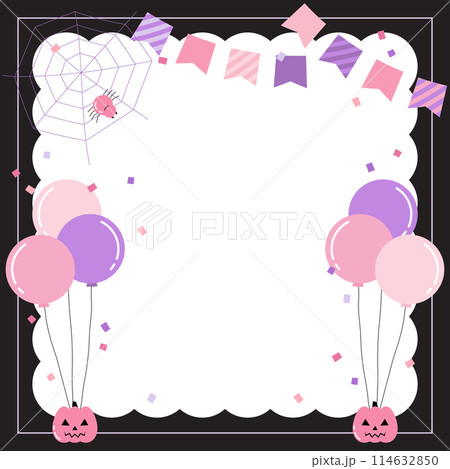 black halloween party frame 1 114632850