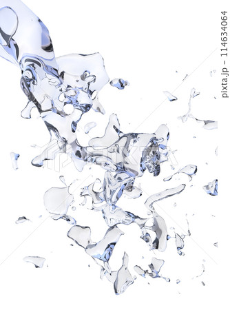 水しぶき 水しぶき 114634064