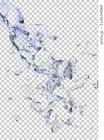 水しぶき 水しぶき 114634064