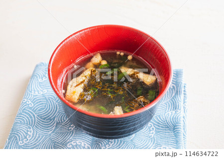 アカモクの味噌汁 アカモクの味噌汁 114634722