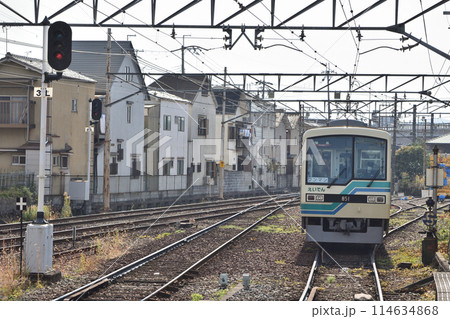 叡山電鉄の線路 114634868