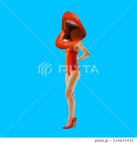 Contemporary art collage. Contemporary art collage. 114635435